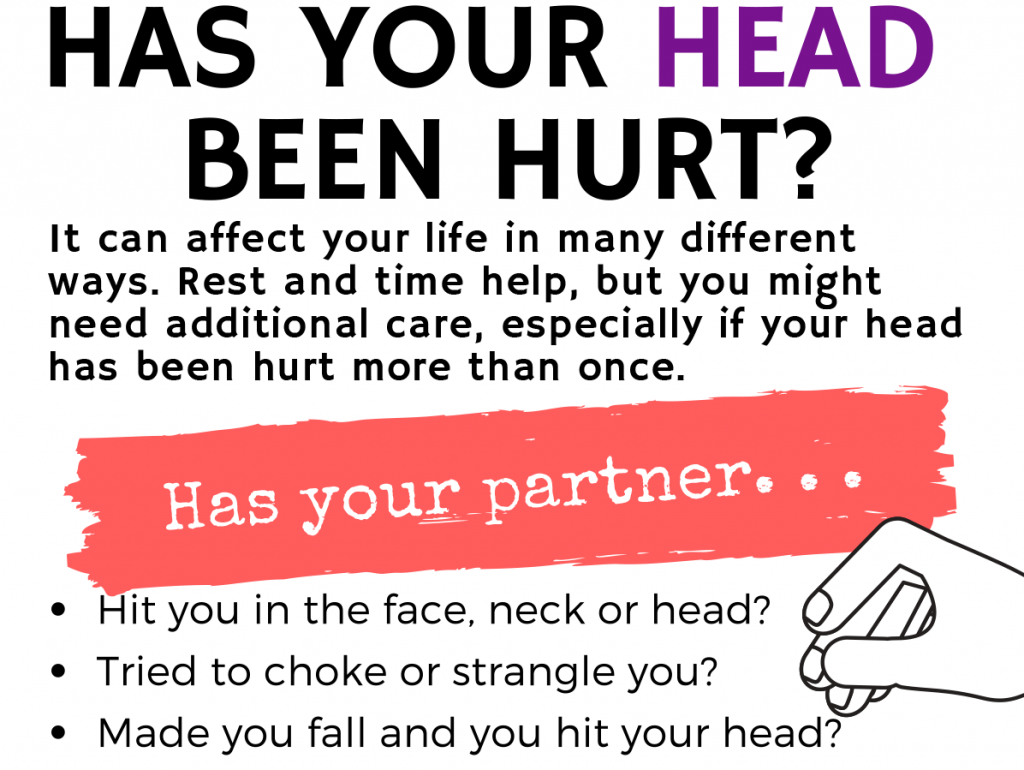 A bookmark style card on brain injuries